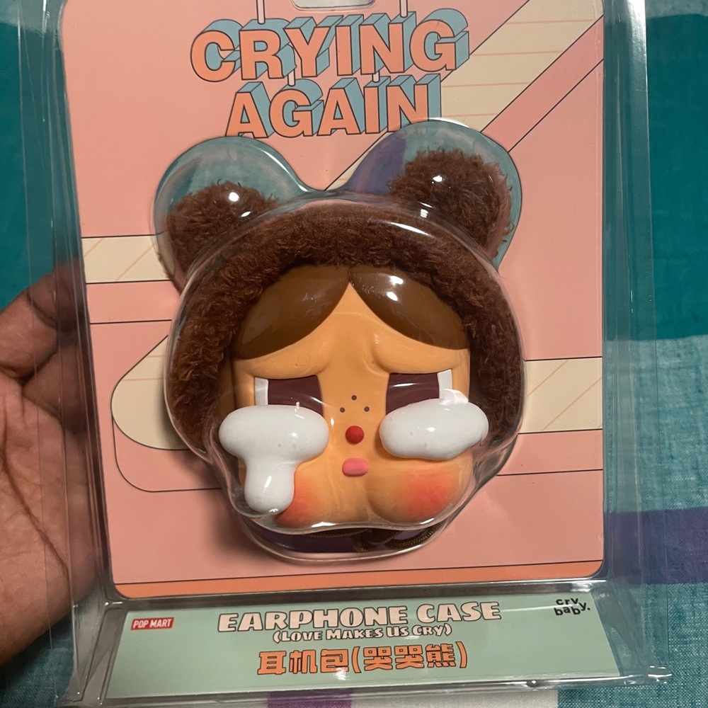 Crybaby Crying Again I’ll Give You All My Love Bear Earphone Case